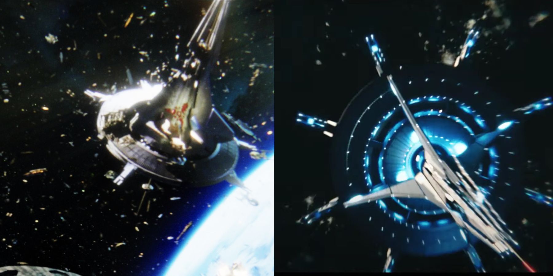 Starbase One em Star Trek: Discovery temporada 1 e uma estrutura semelhante na 5ª temporada