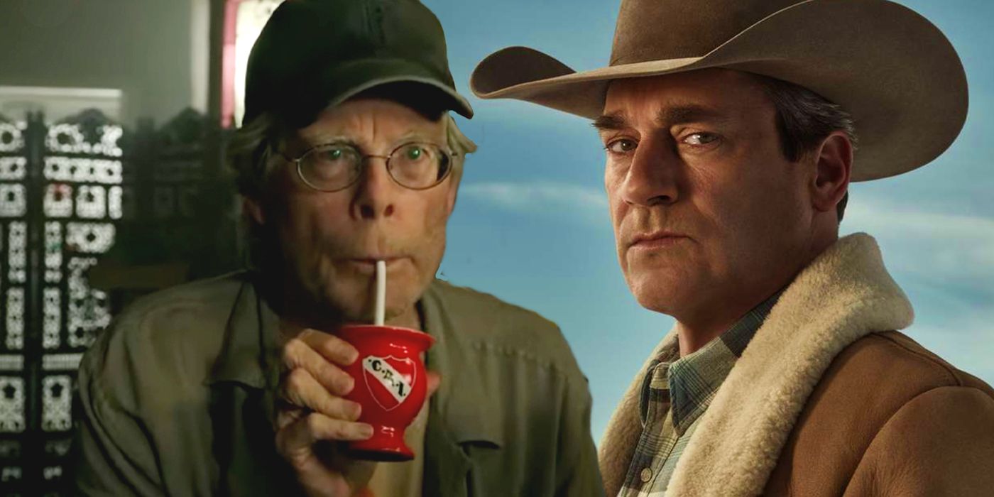 Stephen King and John Hamm in Fargo season 5