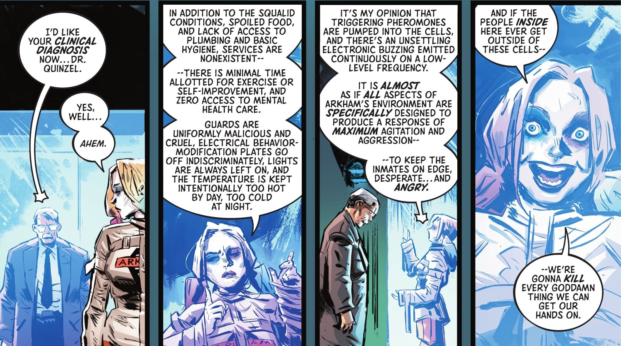 Harley Quinn Explains the Real Reason Arkham Asylum Makes Gotham’s Villains Worse