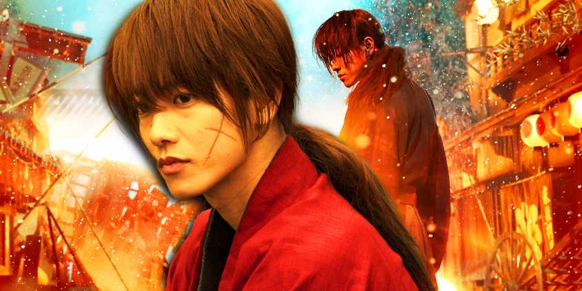 Takeru Sato as Kenshin in Rurouni Kenshin