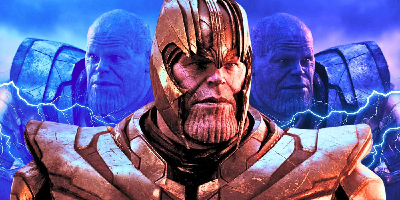 Thanos in full battle armor in the MCU