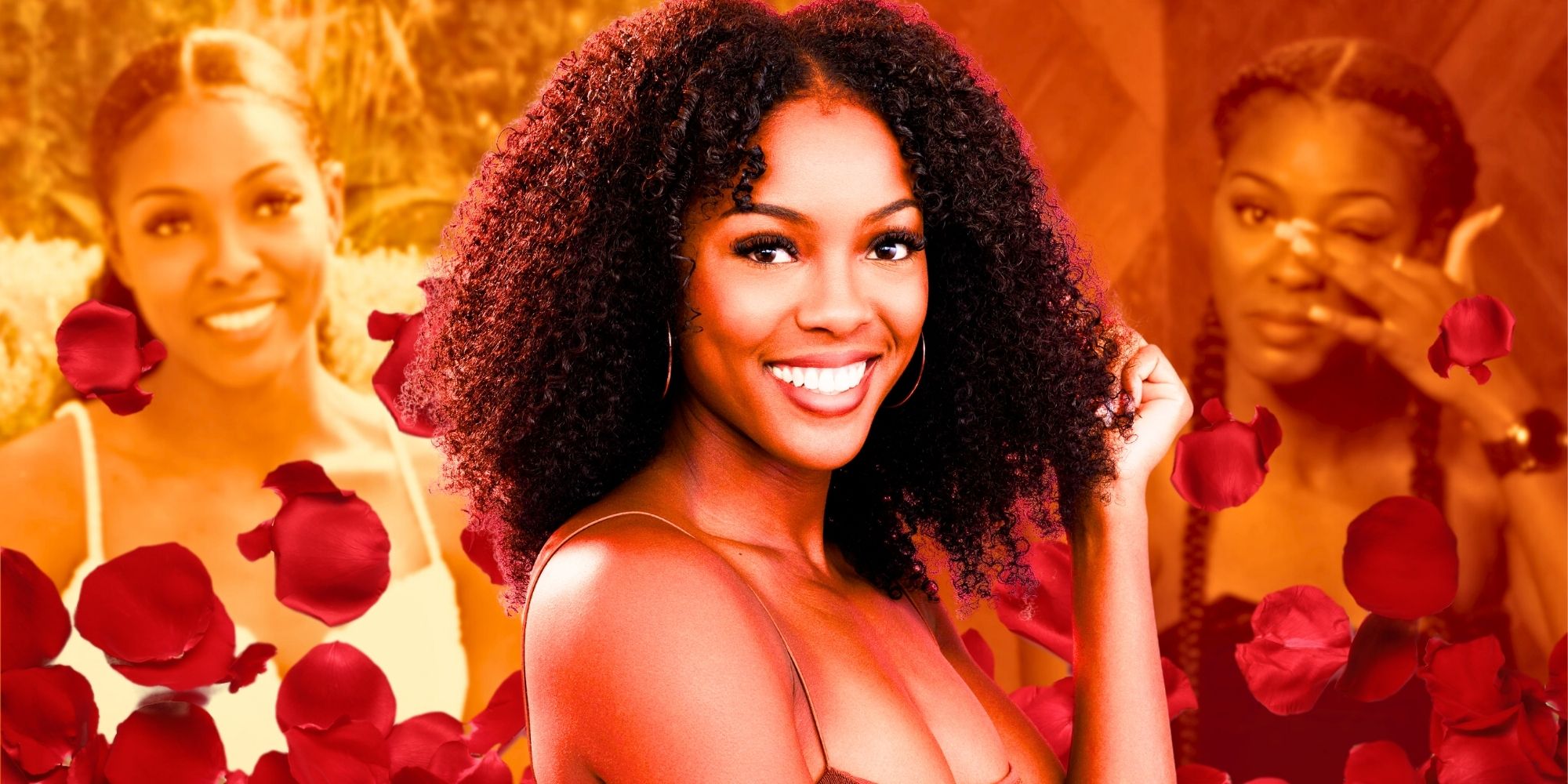 The Bachelor Season 28 Contestant Evalin Clark With Montage Of Photographs