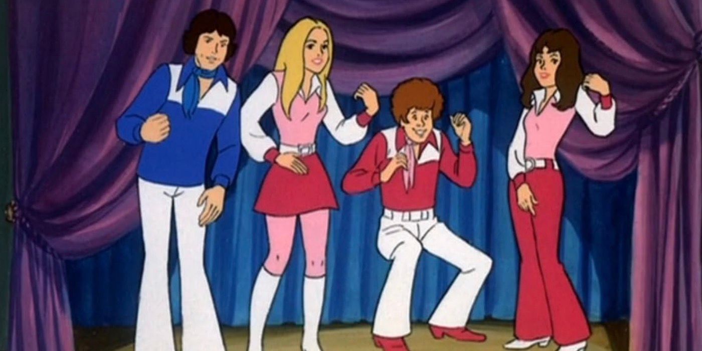 Butch Cassidy and the Sundance Kids are dancing on stage.  - A musical group lives double lives as secret agents. - Butch Cassidy (1973)