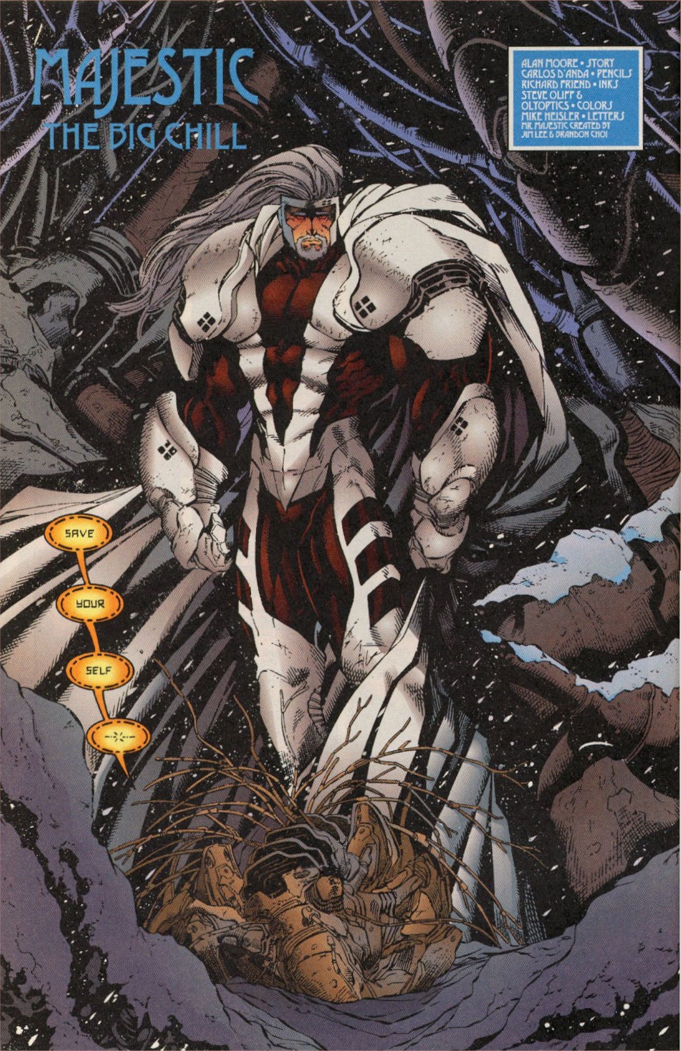 The Big Chill - Wildstorm DC hero Majestic is the last hero in the universe