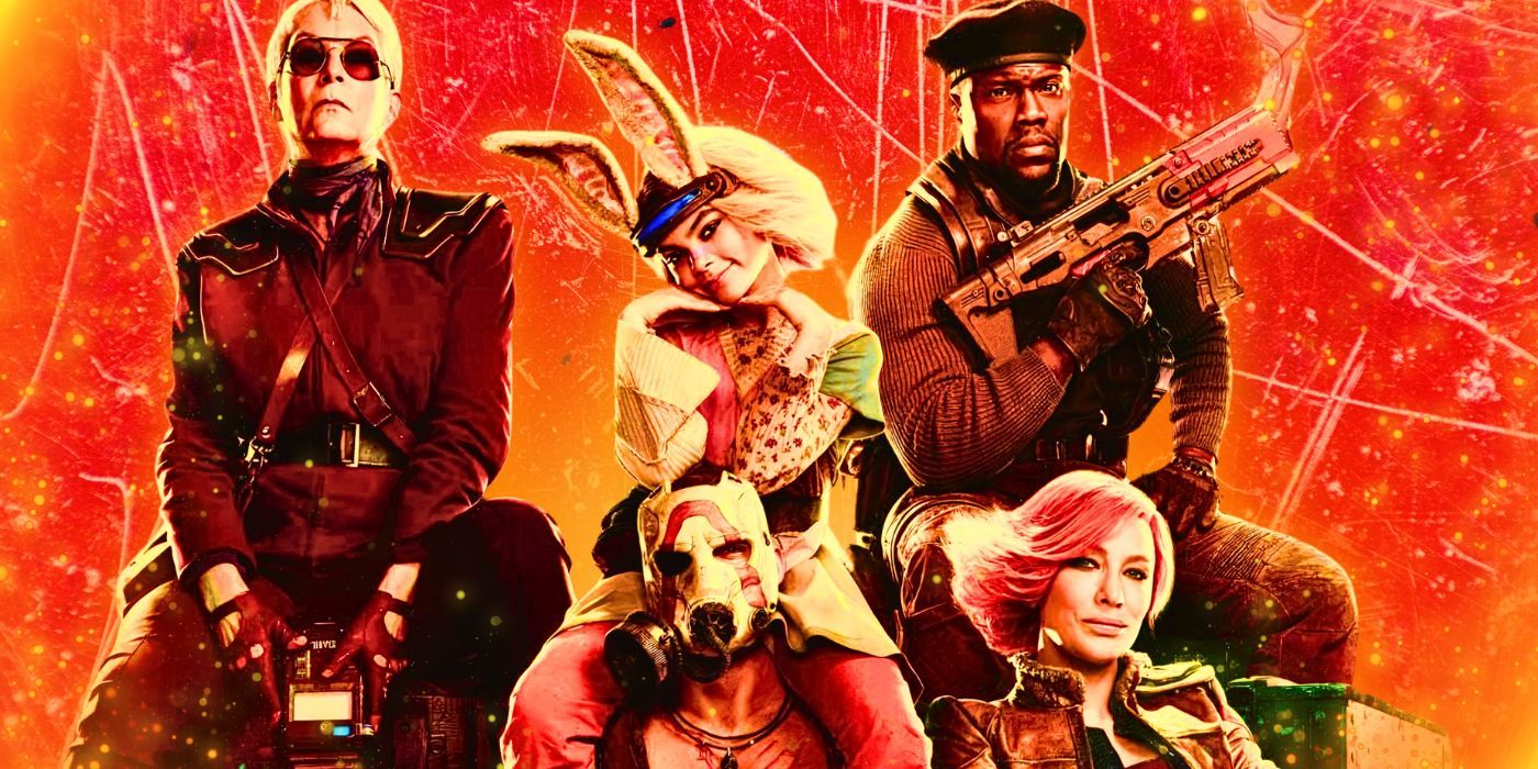 A cropped poster of the Borderlands cast