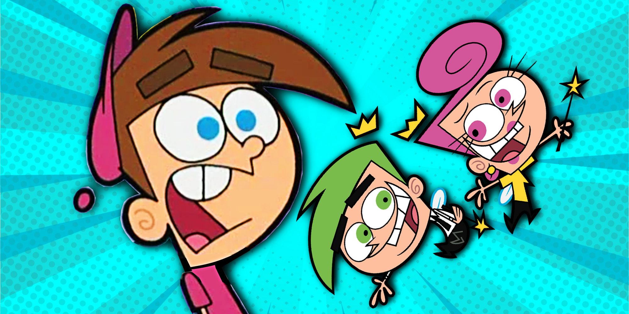 The Fairly OddParents Timmy shocked and happy Cosmo and Wanda