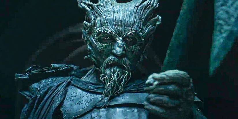 Ralph Ineson as the Green Knight in The Green Knight