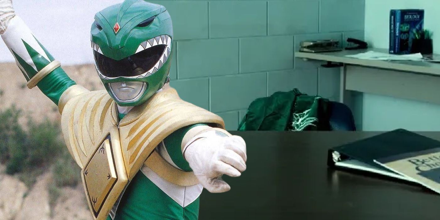 A jaqueta do Green Ranger e Tommy Oliver em Power Rangers 2017