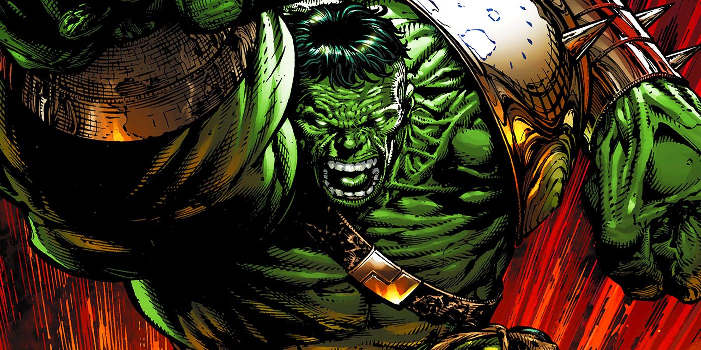 The Hulk in armor in Marvel Comics' World War Hulk