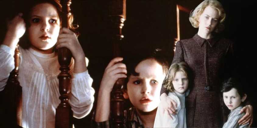 A collage of several images from the 2001 horror movie The Others, created by Shawn Lealos