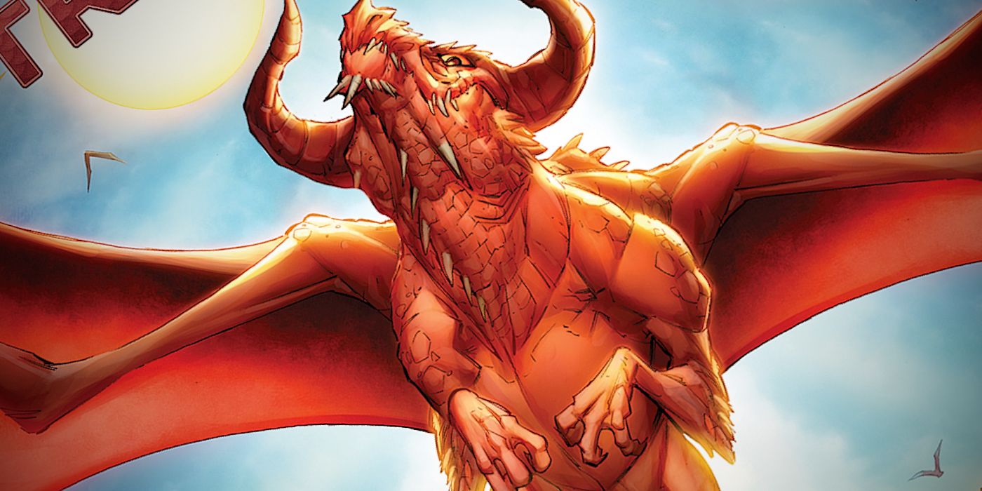 The Scale Trade: Red Dragon Comic Book Cover Art