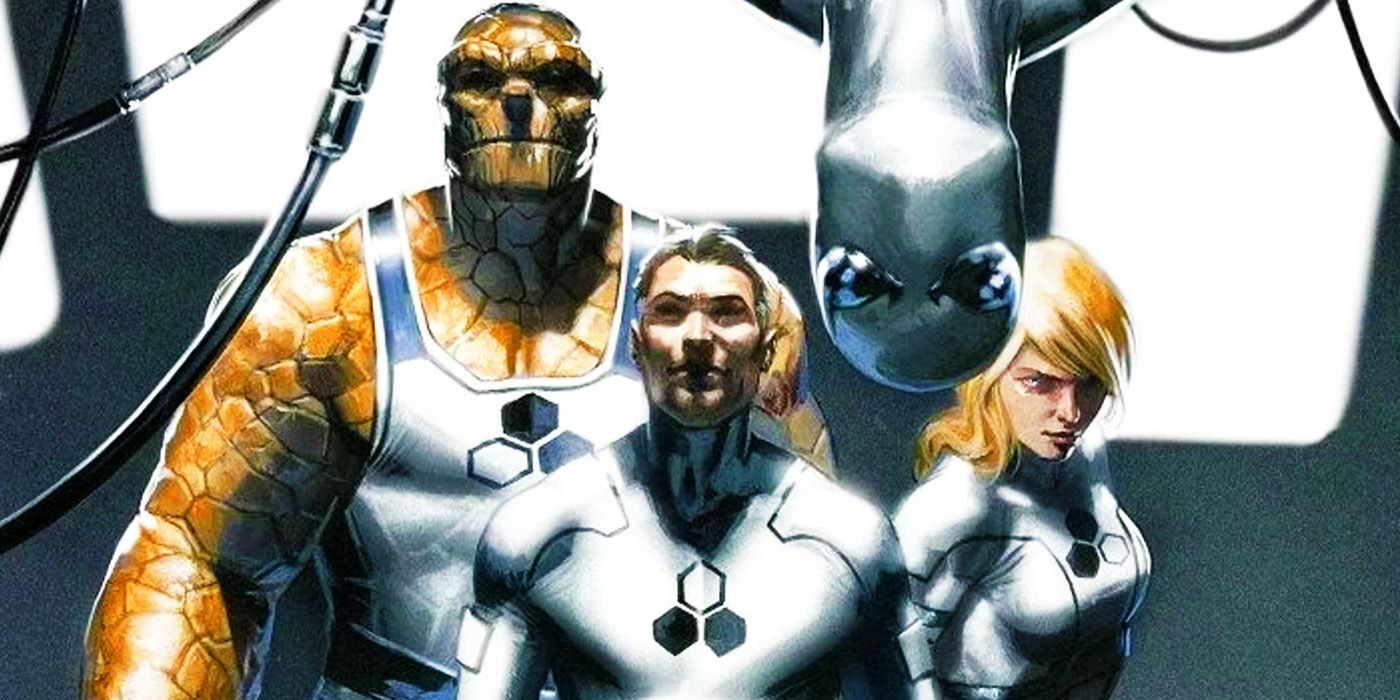 The Thing, Mister Fantastic, Invisible Woman and Spider-Man as the Future Foundation in Marvel Comics