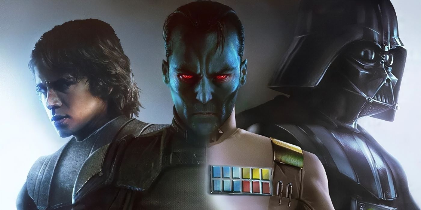 Thrawn de Guerra nas Estrelas, Anakin Skywalker e Darth Vader.