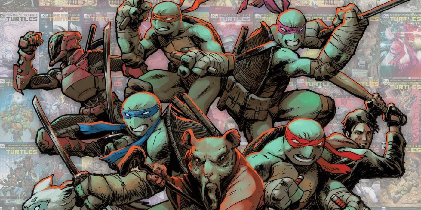 Tortugas Ninja mutantes adolescentes con IDW Comics.