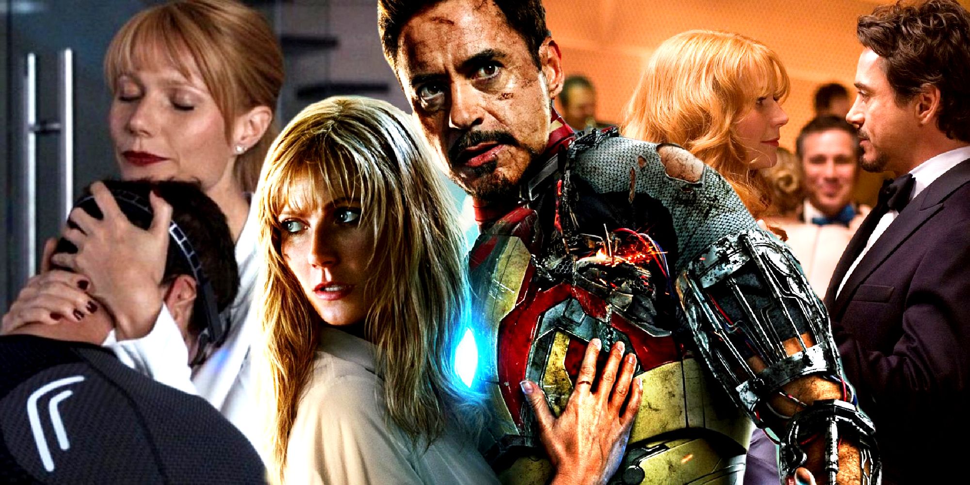 O relacionamento romântico de Tony Stark e Pepper Potts na trilogia Homem de Ferro do MCU