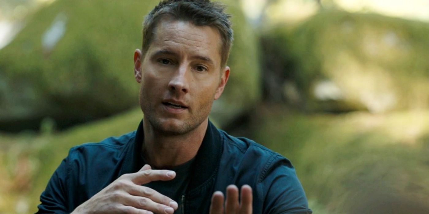 Justin Hartley as Colter Shaw in Tracker season 1, episode 1.