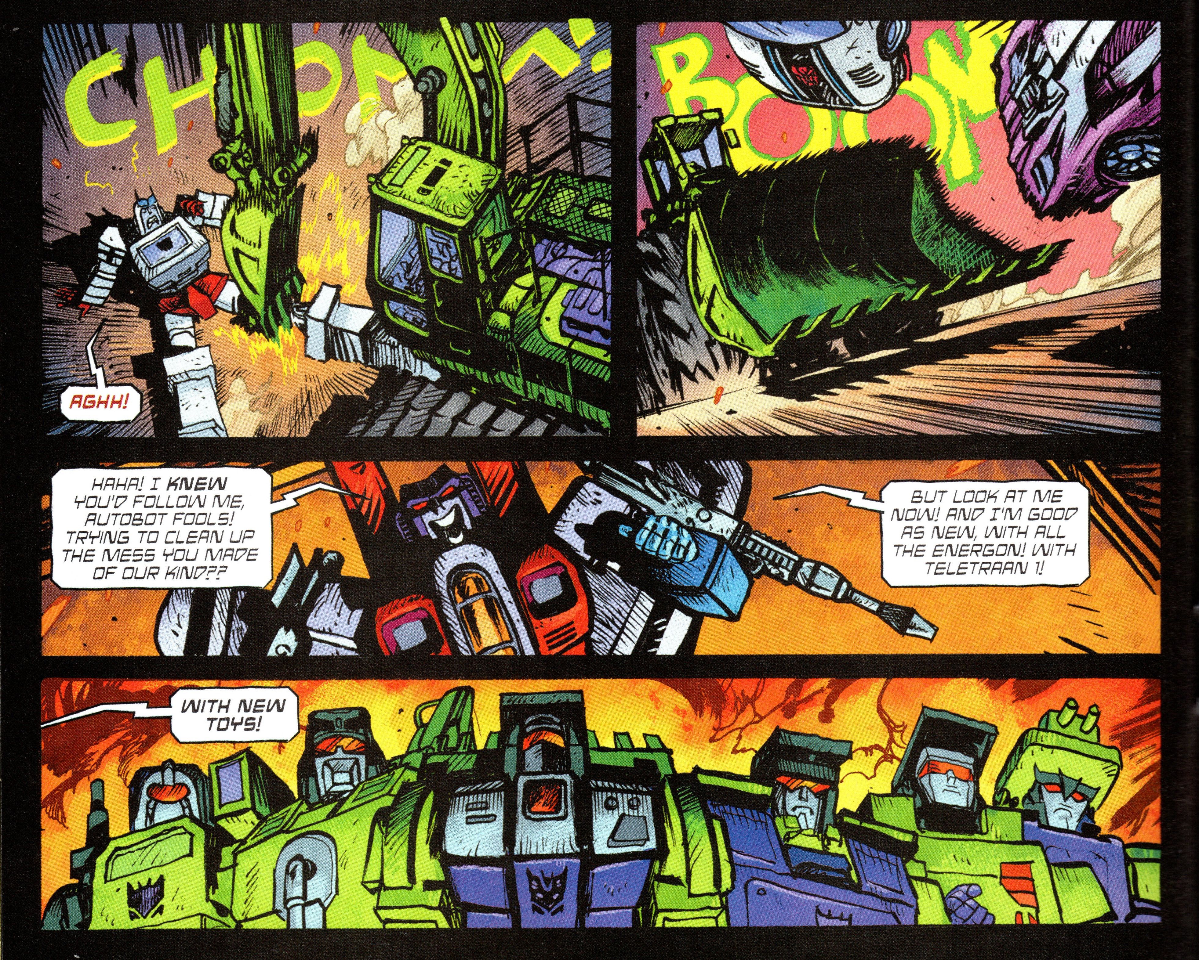 Transformers #5, os Constructicons chegam e mudam o rumo da batalha contra os Autobots