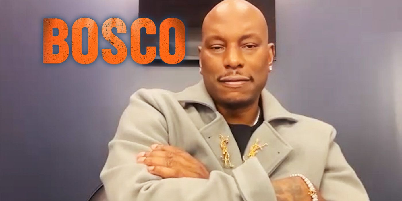 Edited image of Tyrese Gibson during Bosco interview