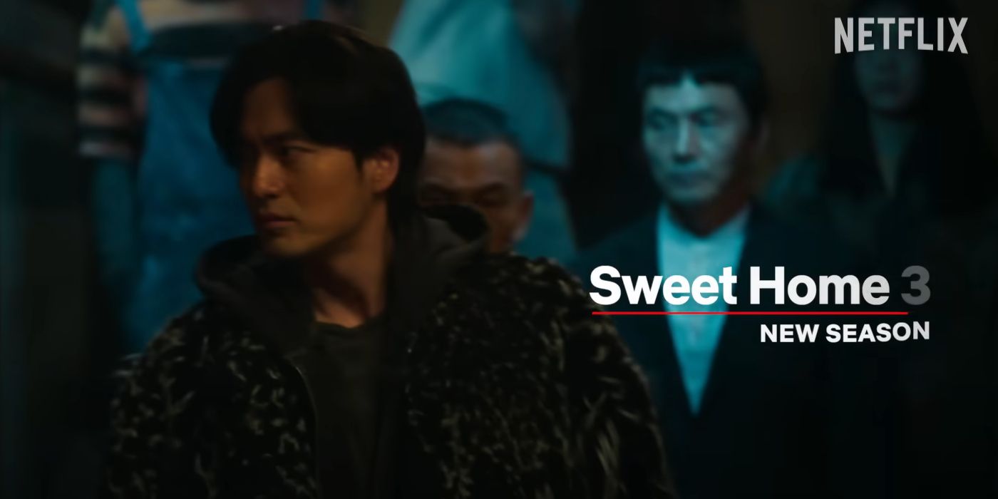 Ui-myeong being followed by a group of people in Sweet Home season 3