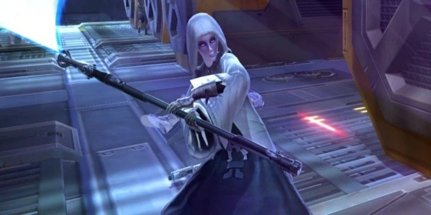An Umbaran Sith Spy in Star Wars The Old Republic.