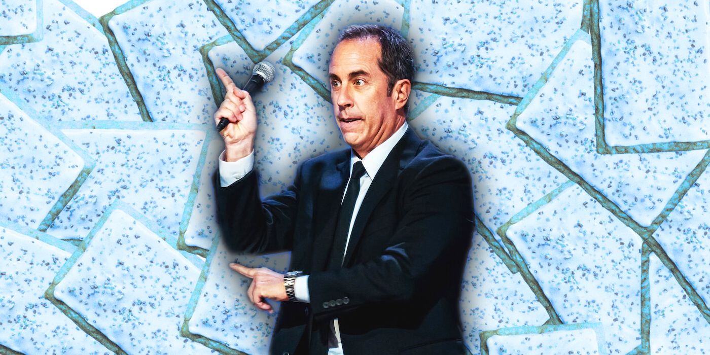 Collage of Jerry Seinfeld And Pop Tarts As Background