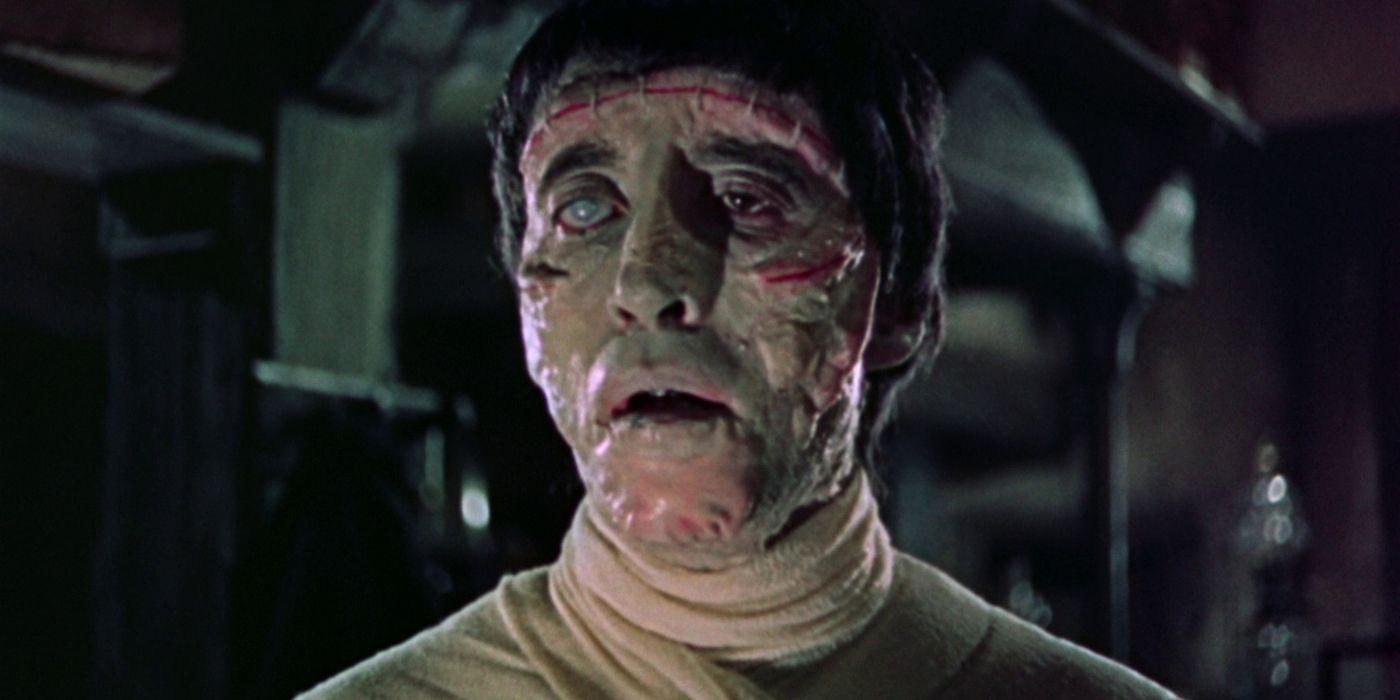 Christopher Lee as Frankenstein's Monster in The Curse of Frankenstein