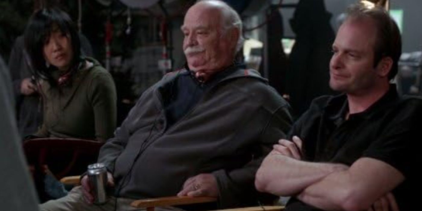 The fictional Supernatural production team in the episode The French Mistake