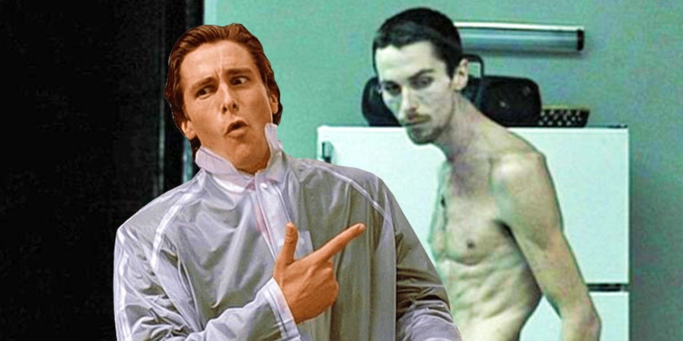 Christian Bale in American Psycho and The Machinist
