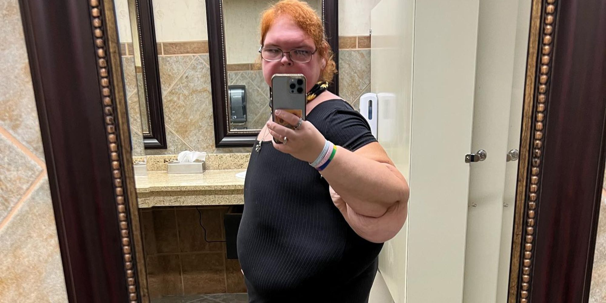 1000 lb sisters tammy slaton mirror selfie