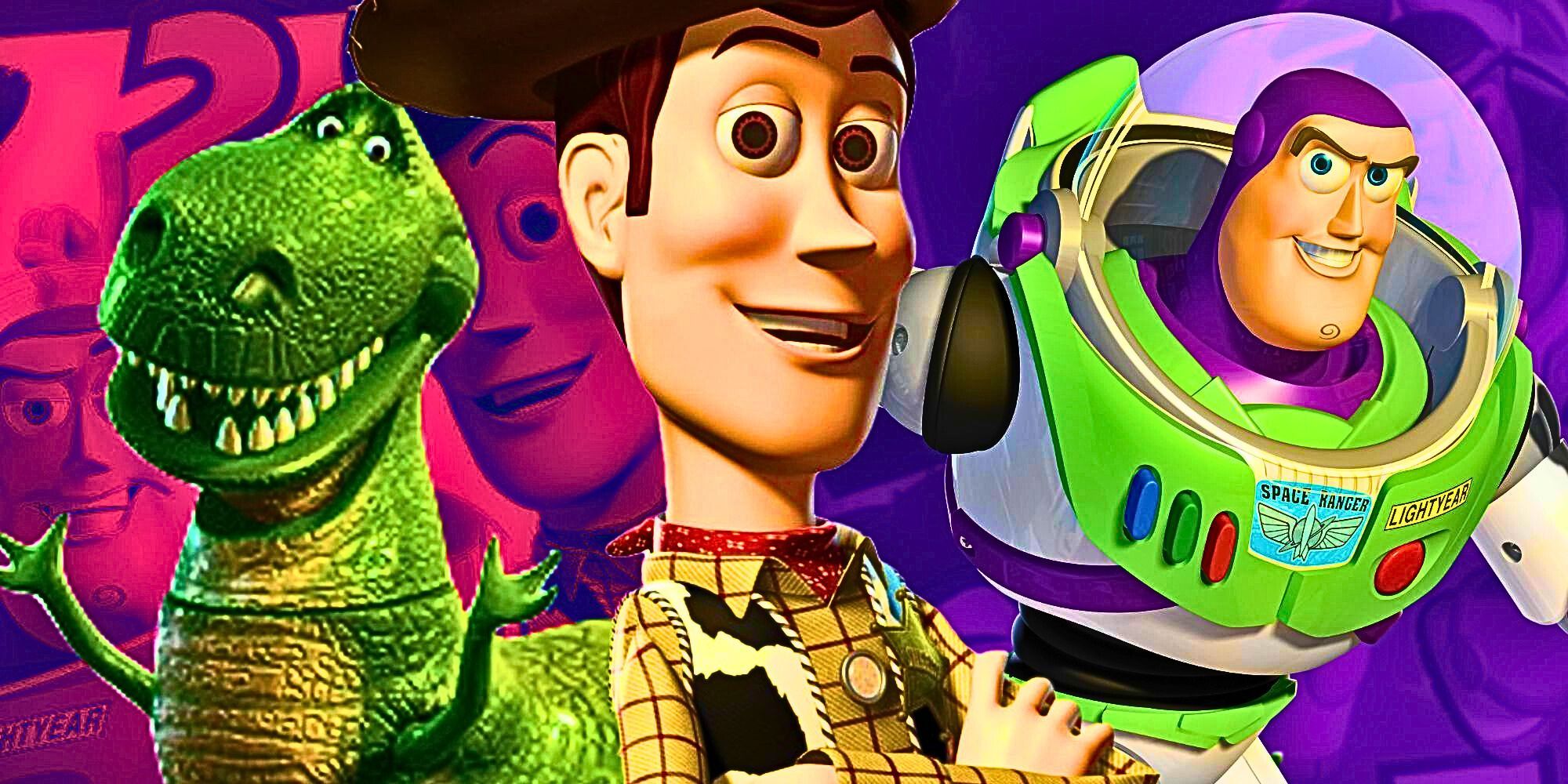 A custom image of Rex, Woody, and Buzz Lighter from Toy Story