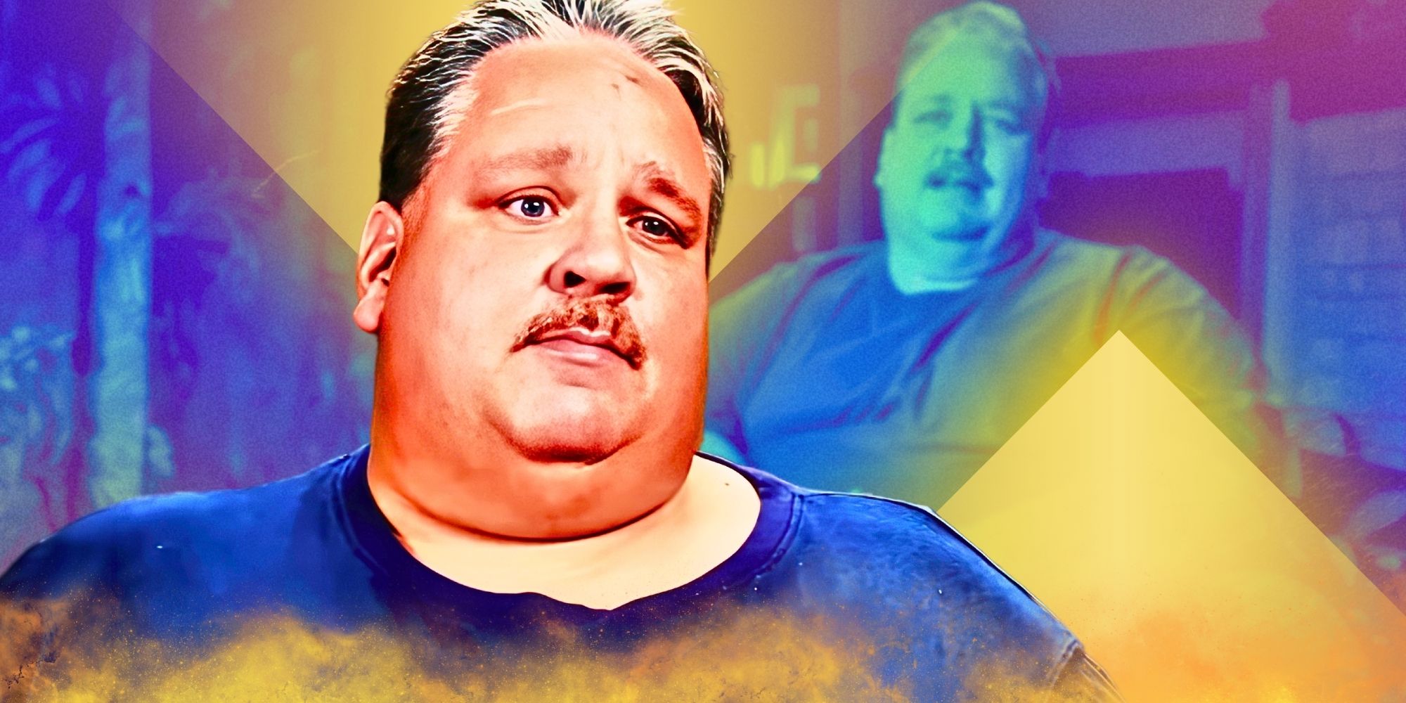 Chuck Turner from My 600-Lb Life in multicolor