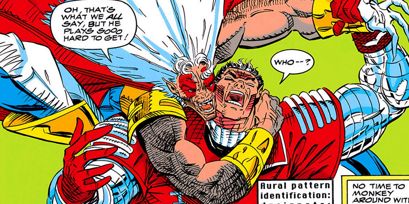 Wildside atacando outra pessoa na Marvel Comics