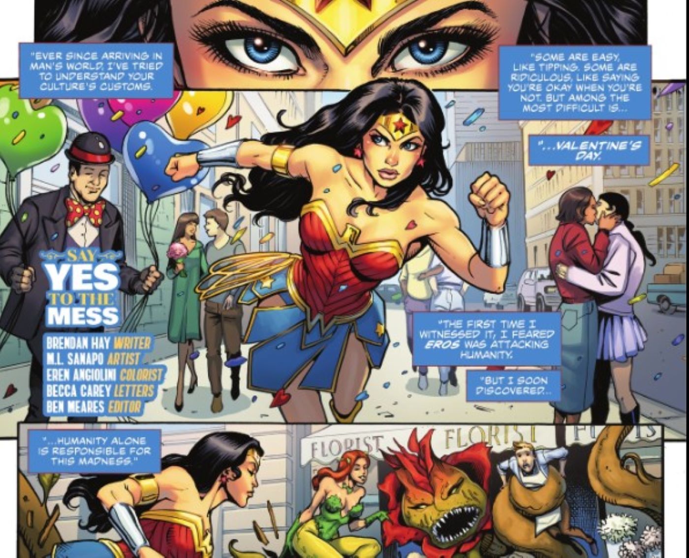 Wonder Woman - Say Yes To The Mess - DC Valentine Special