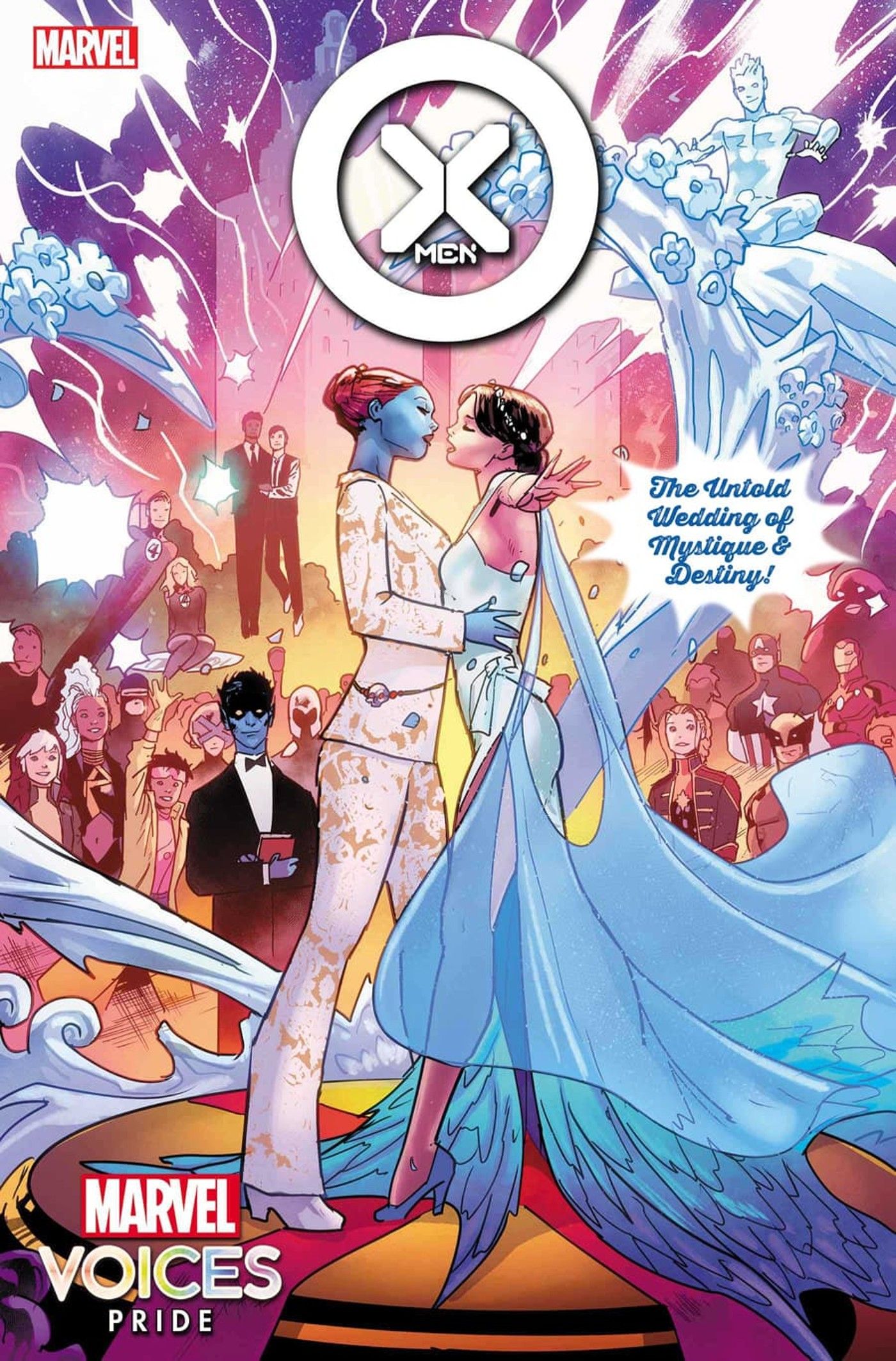 Marvel’s Queer Icons Highlighted In Gorgeous New Wedding Special Homage Cover