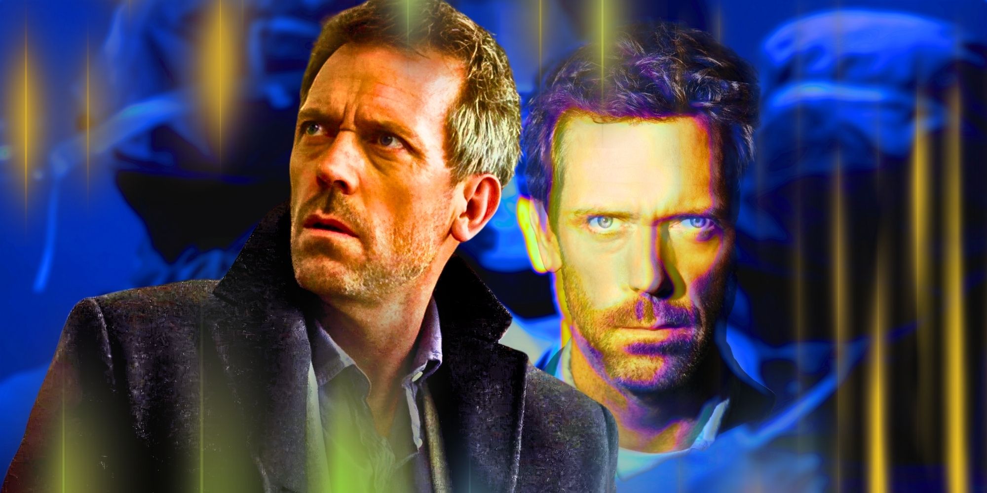 Gregory House played by Hugh Laurie in House M.D.