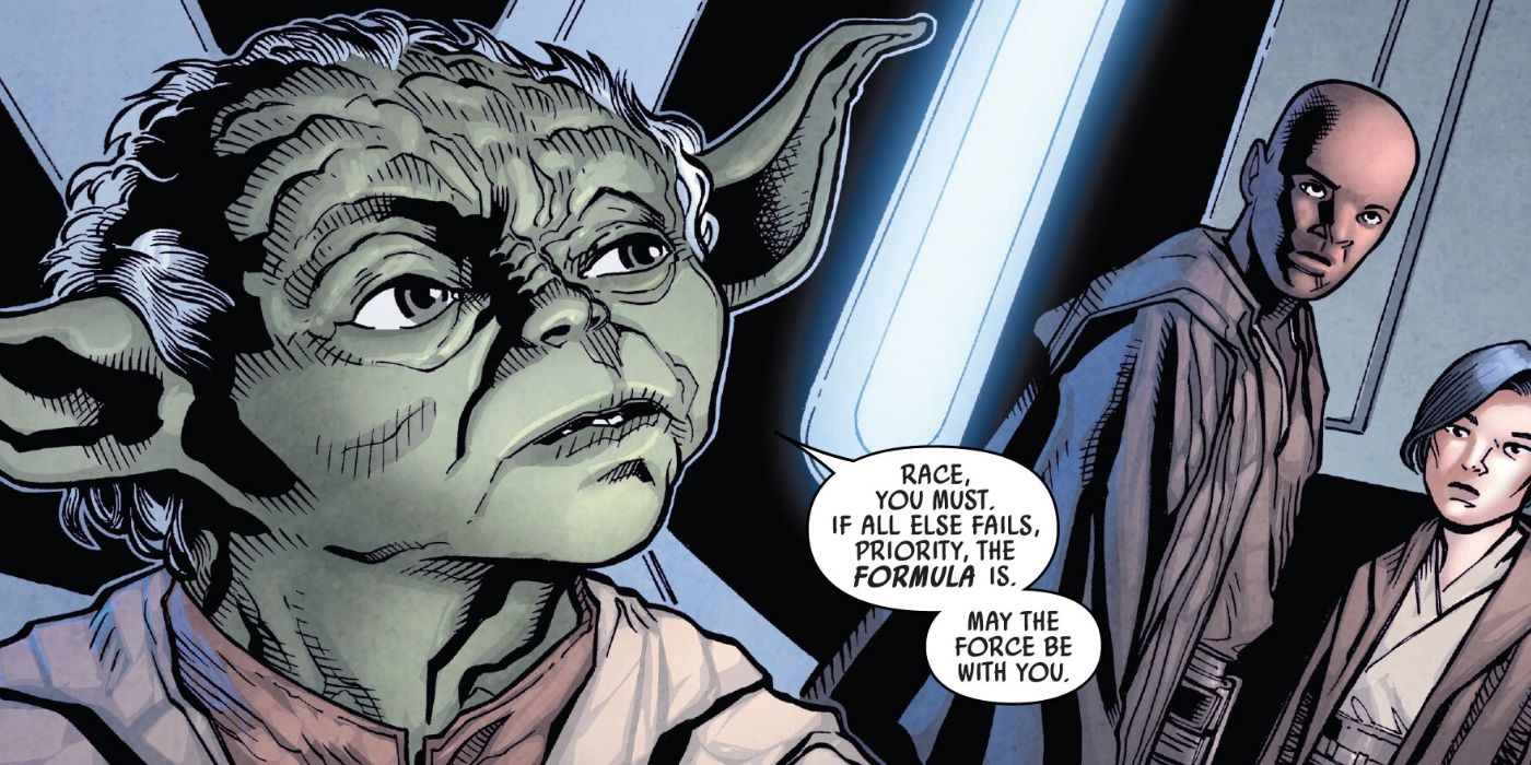 Yoda dá a Mace Windu nova missão Jedi