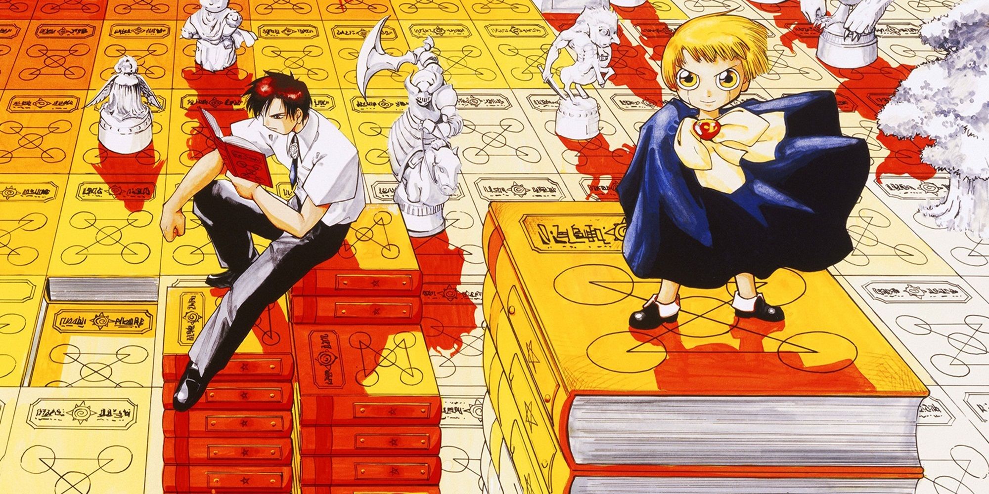 A cor de abertura se espalhou para Zatch Bell! no capítulo 1 do mangá