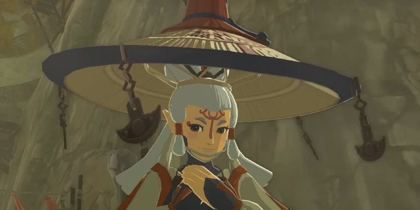 Close de Paya durante sua introdução em The Legend of Zelda: Tears of the Kingdom.