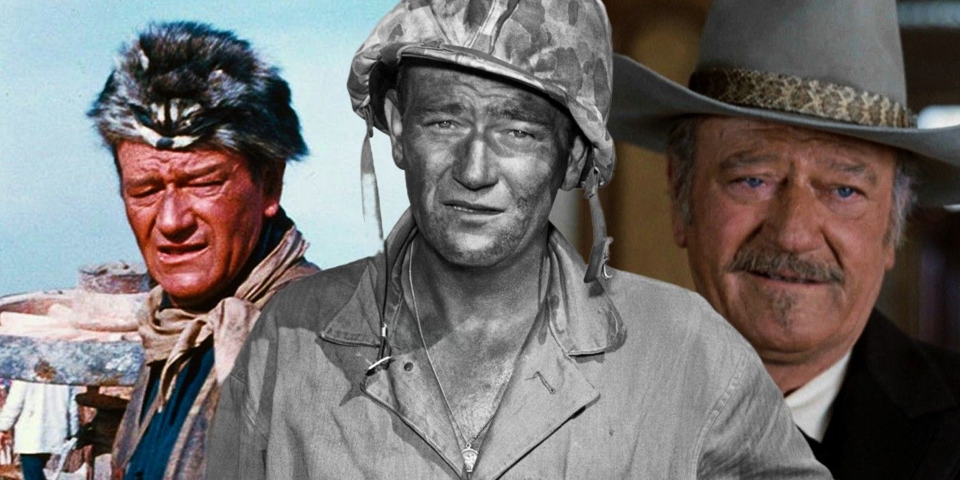 Custom image of John Wayne in The Alamo, Sands of Iwo Jima and The Shootist