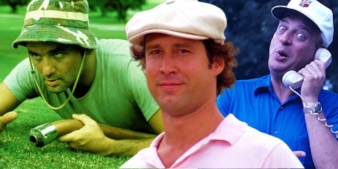 Custom image of Bill Murray, Chevy Chase and Rodney Dangerfield in Caddyshack