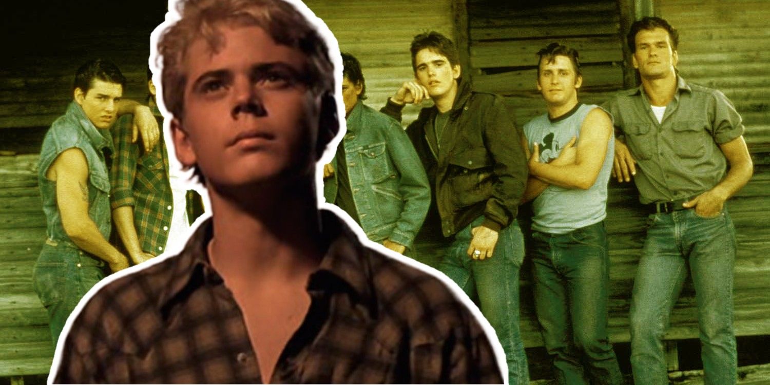 Custom image of Pony Boy Curtis and the cast of The Outsiders