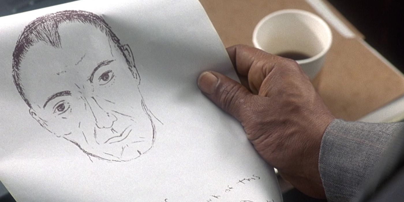 A police artist sketch of Keyser Soze in The Usual Suspects