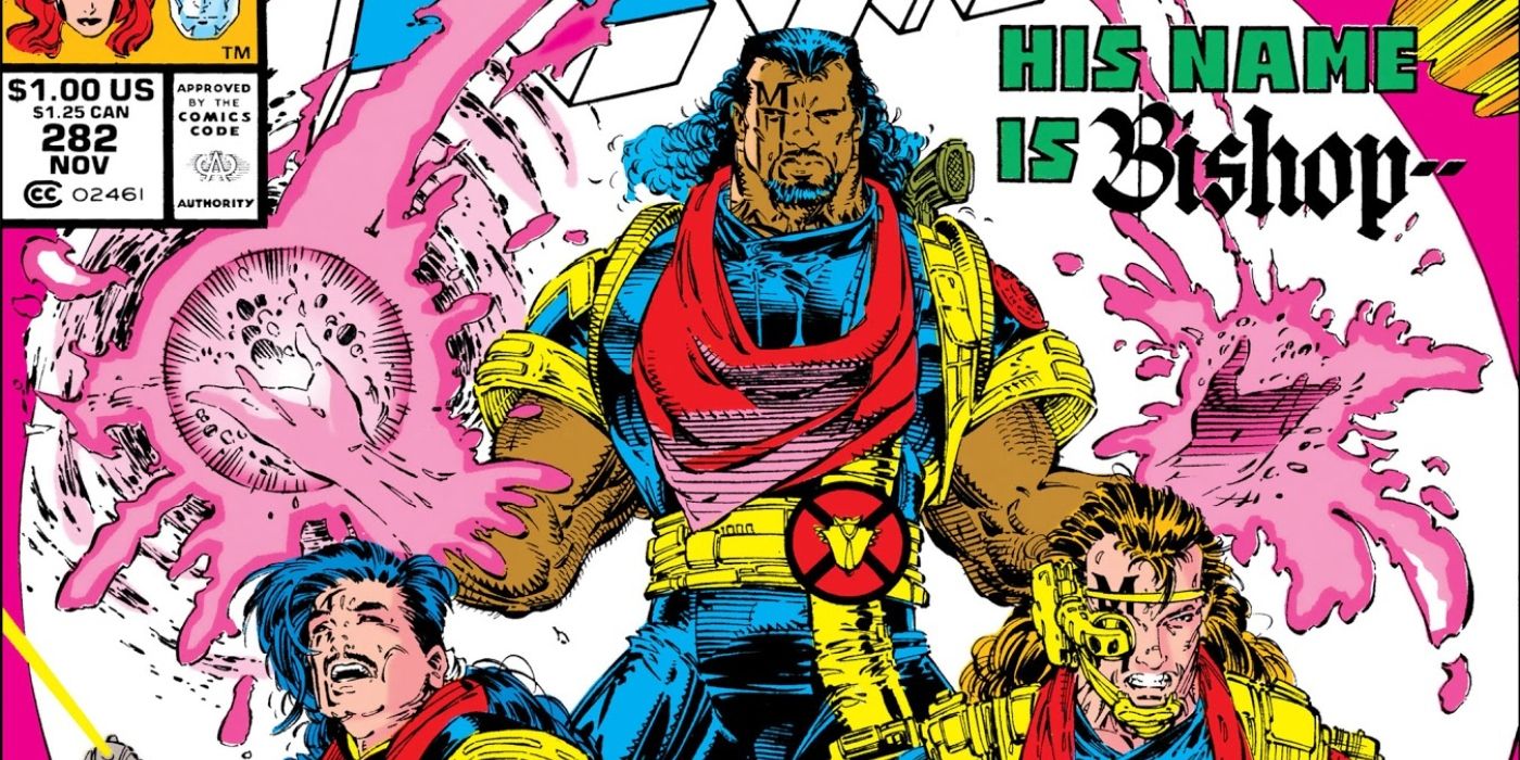 Primeira aparição de Bishop na capa de Uncanny X-Men #282.