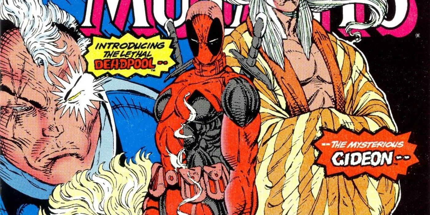 A primeira aparição de Deadpool tentando matar Cable e os Novos Mutantes.