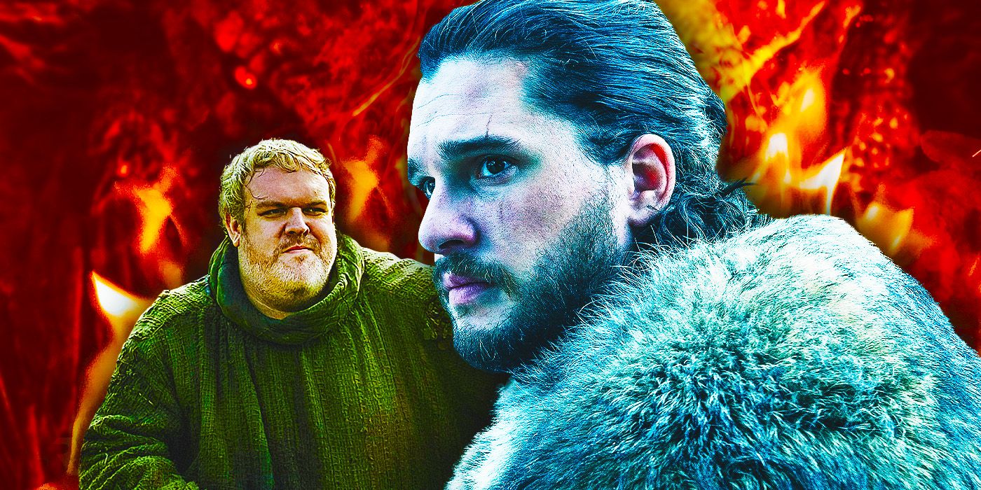 Jon Snow and Hodor from Game of Thrones