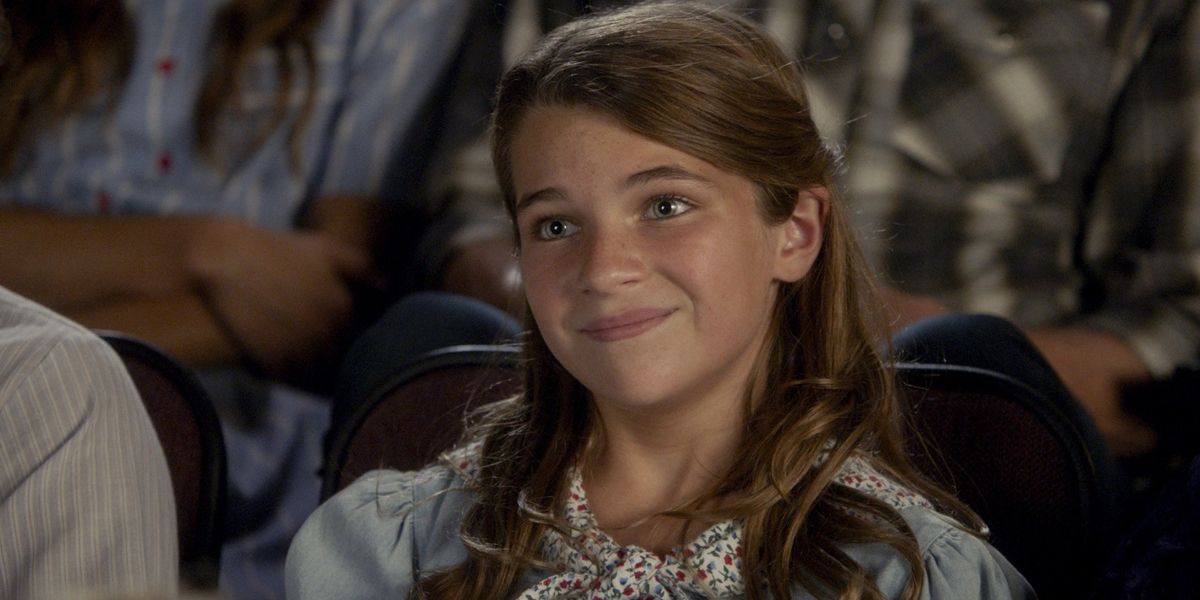 Missy smiling in the audience in Young Sheldon