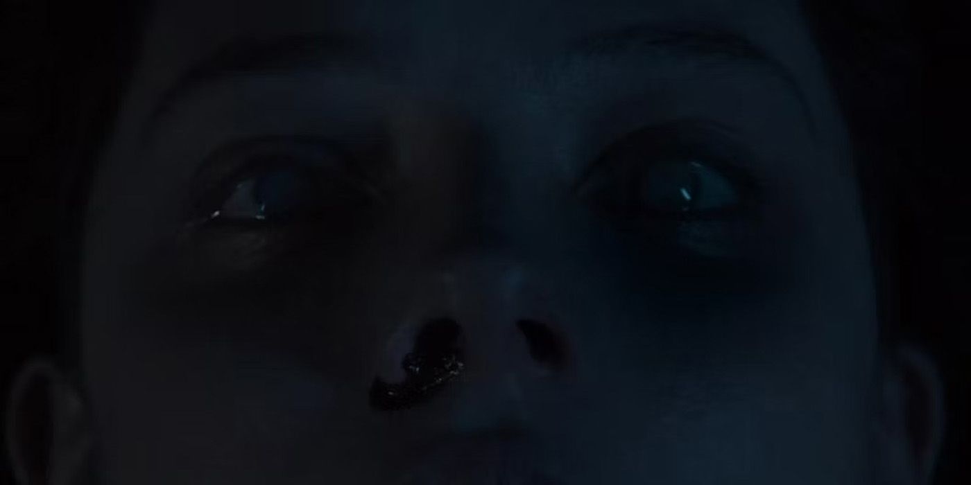 A closeup of Jane Doe's eyes