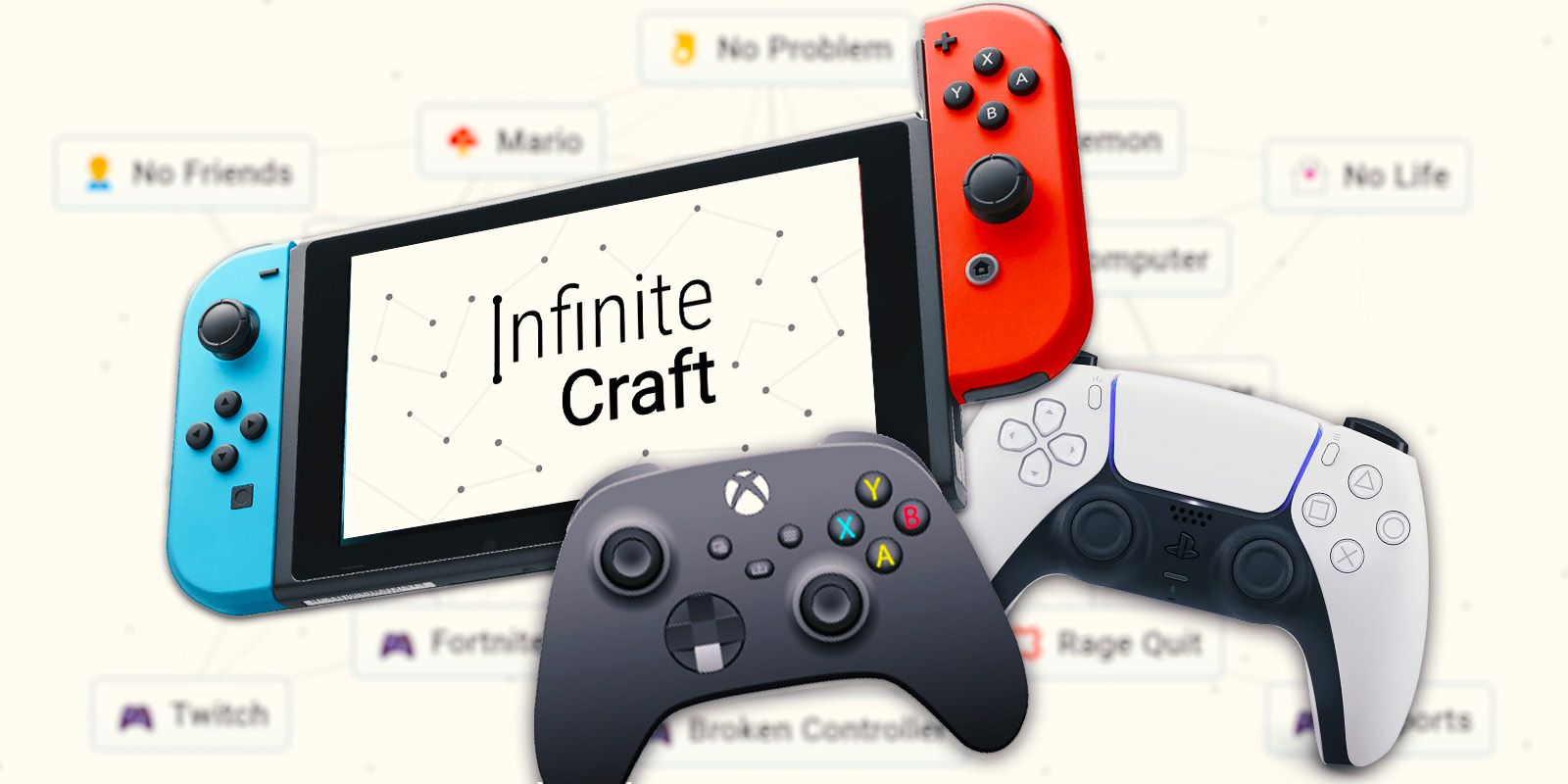 Как сделать коммутатор Xbox, PlayStation и Nintendo в Infinite Craft