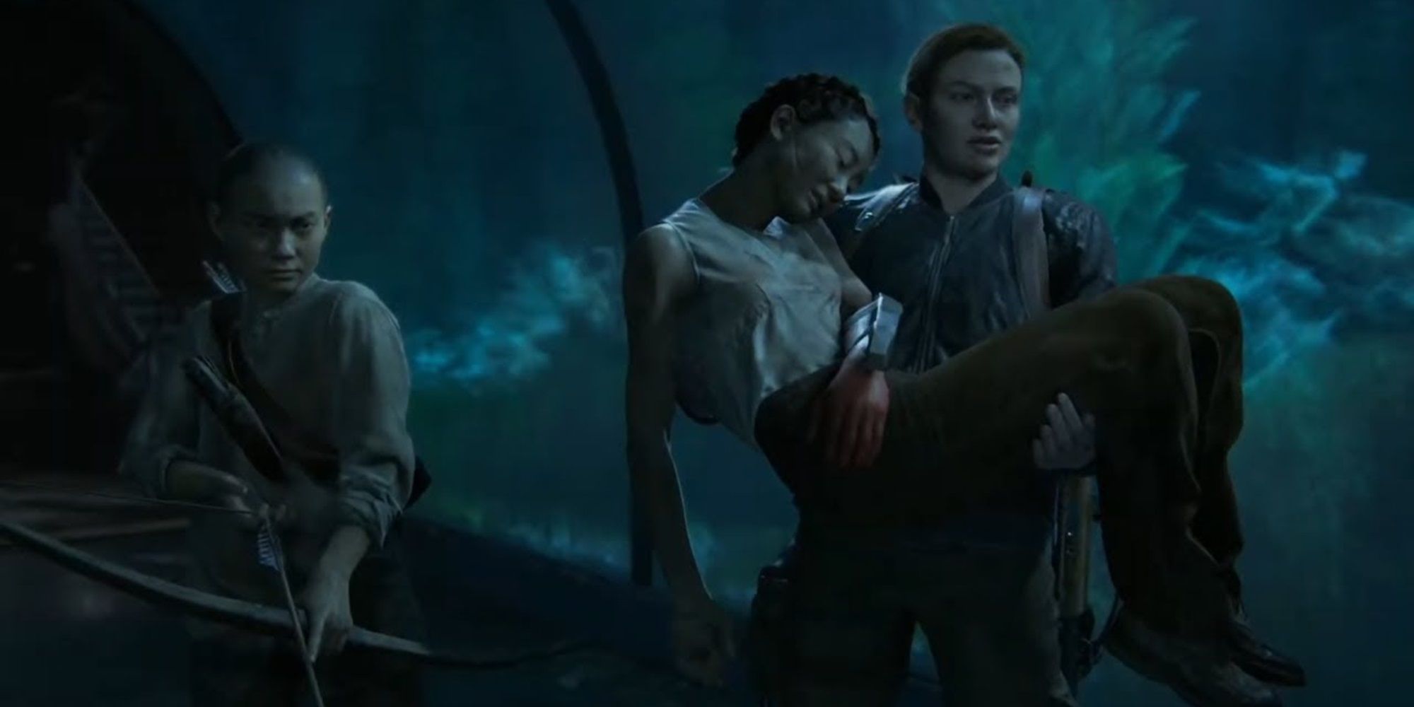 Abby chega ao aquário com Lev e Yara em The Last of Us Part II