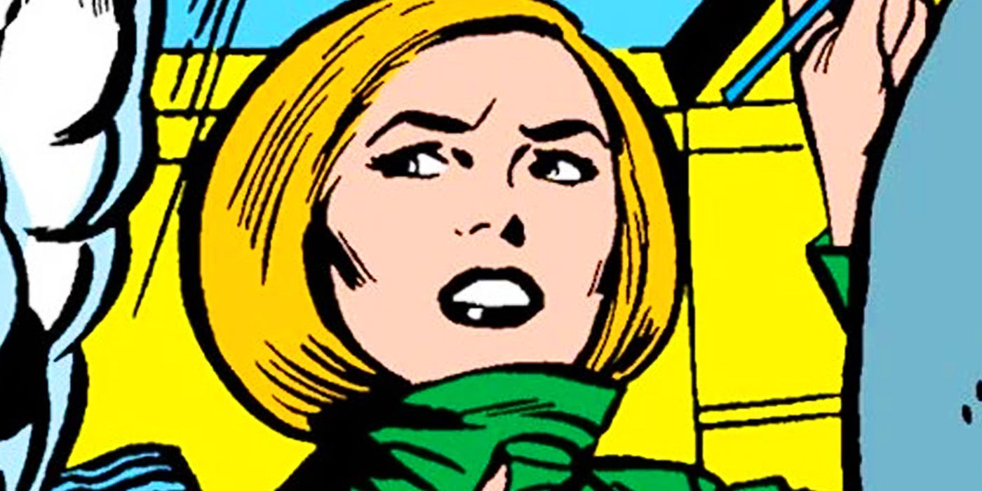 Alicia Masters looking confused in Marvel Comics